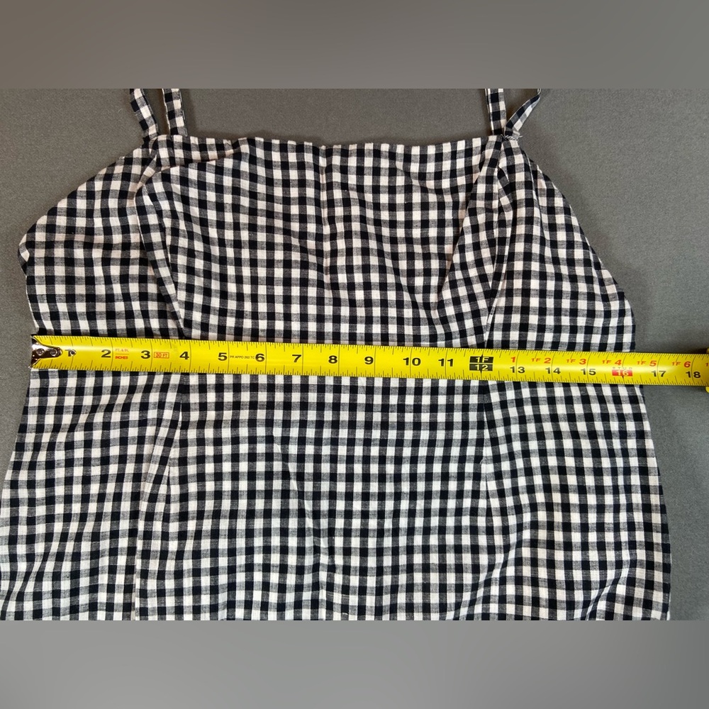Urban Outfitters Cooperative gingham mini dress, spaghetti straps, sz 10 - Picture 8 of 11